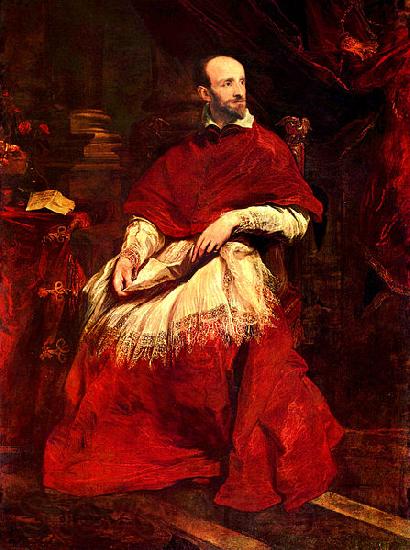 Anthony Van Dyck Portrait of Cardinal Guido Bentivoglio Norge oil painting art